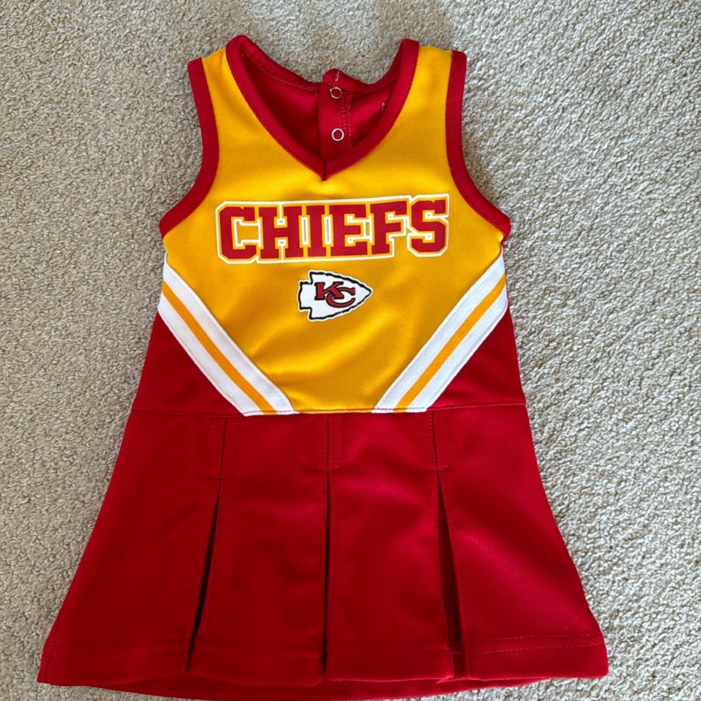 Chiefs cheerleader outfit